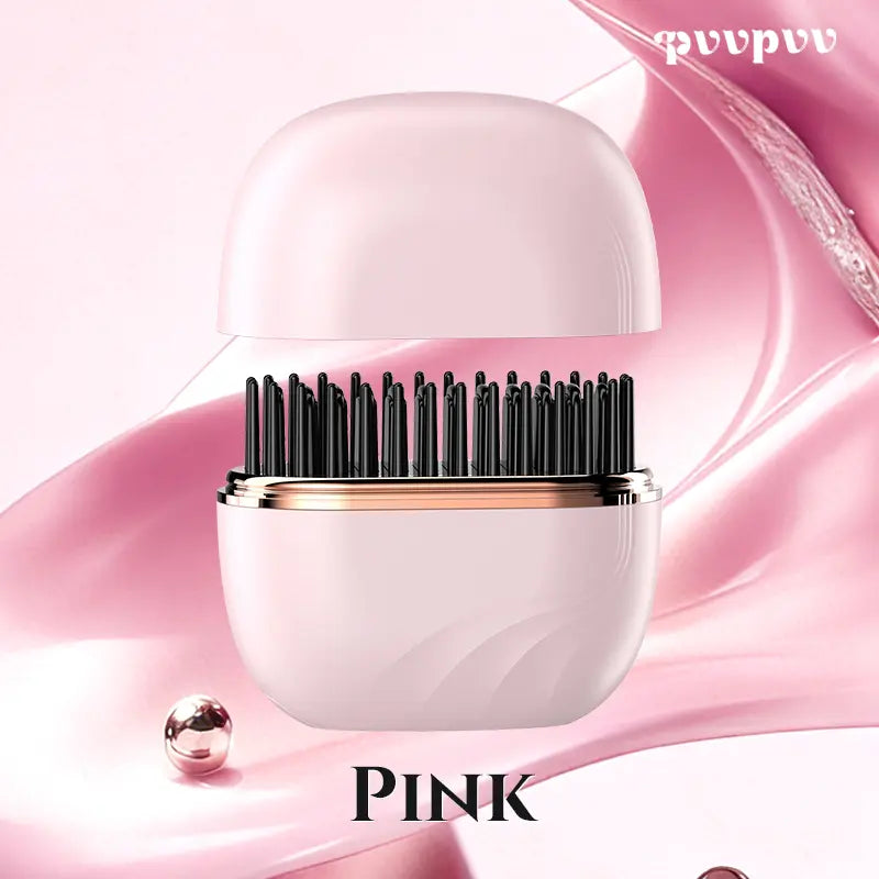 Revolutionary Wireless Mini Portable Hair Straightener - Your Essential Travel Companion for Effortlessly Smooth and Shiny Hair